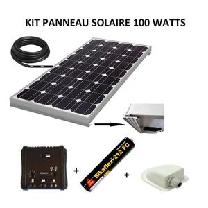 Panneau solaire valise pour camping car