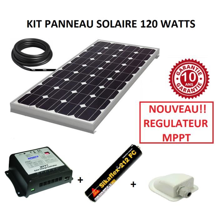 Panneau solaire black booster 120w