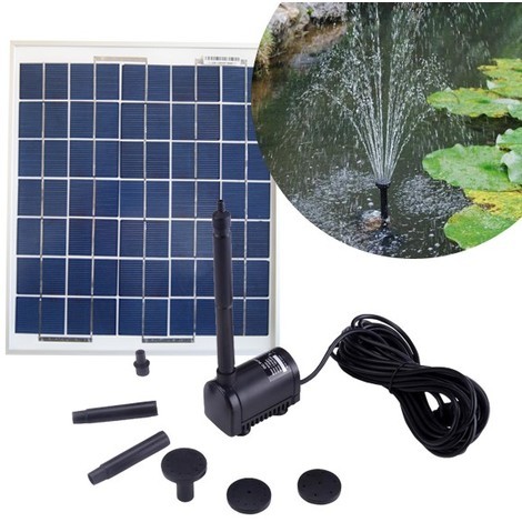 Panneau solaire filtre bassin