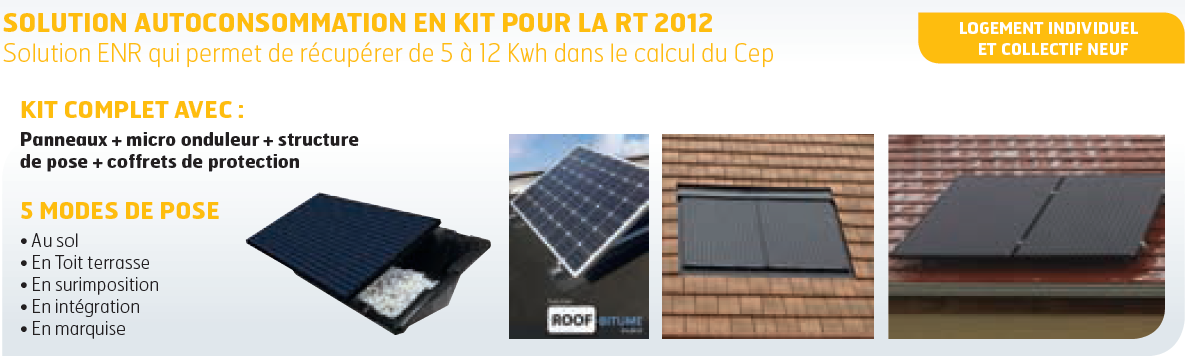 Panneau solaire rt 2012