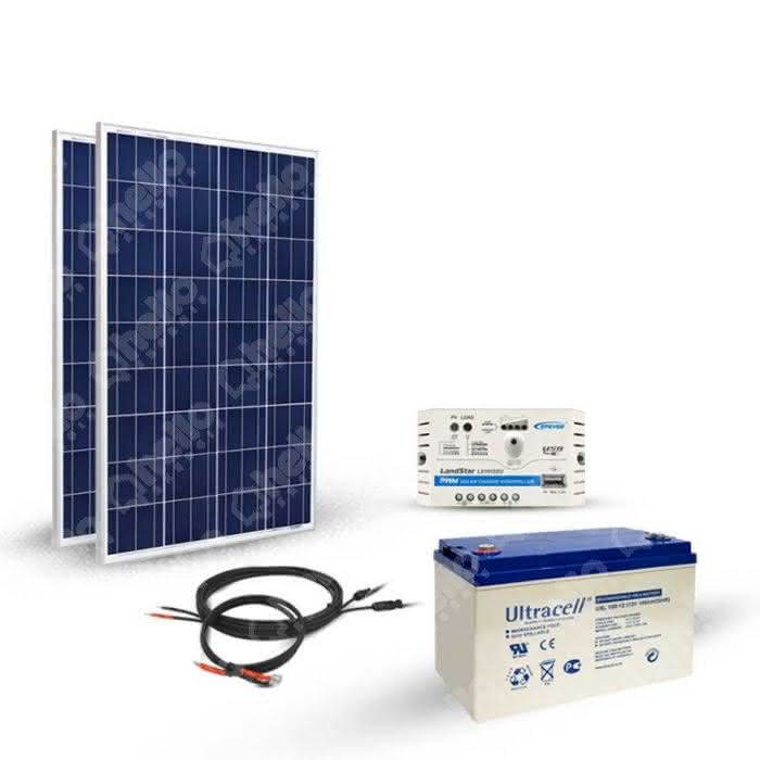 Kit panneau solaire 200w avec batterie