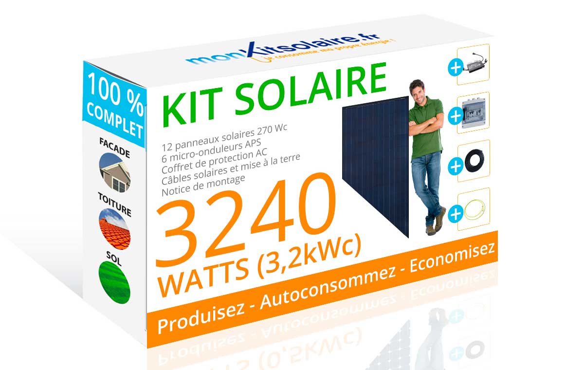 Panneau solaire 3000 watts