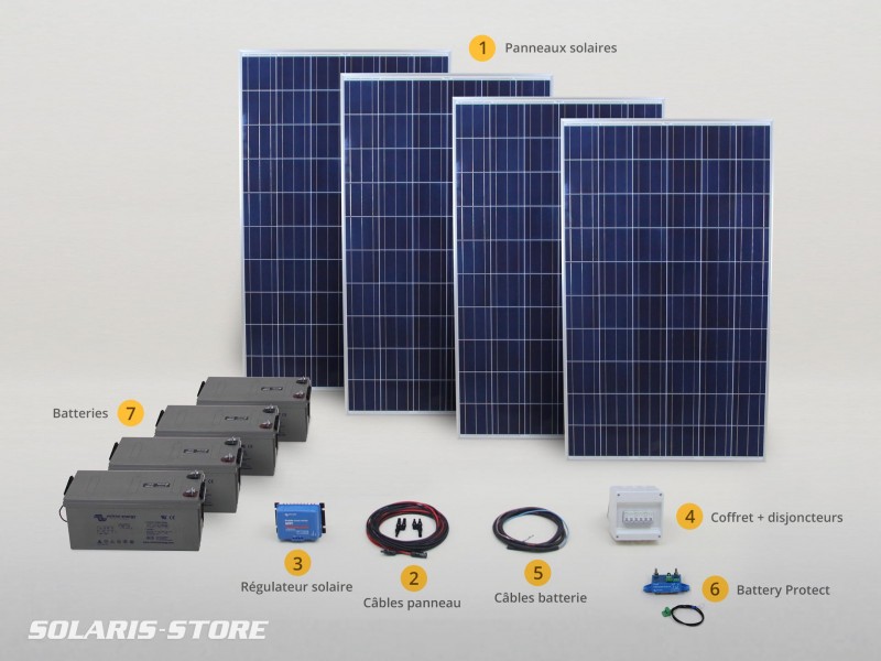 Prix panneau solaire et batterie