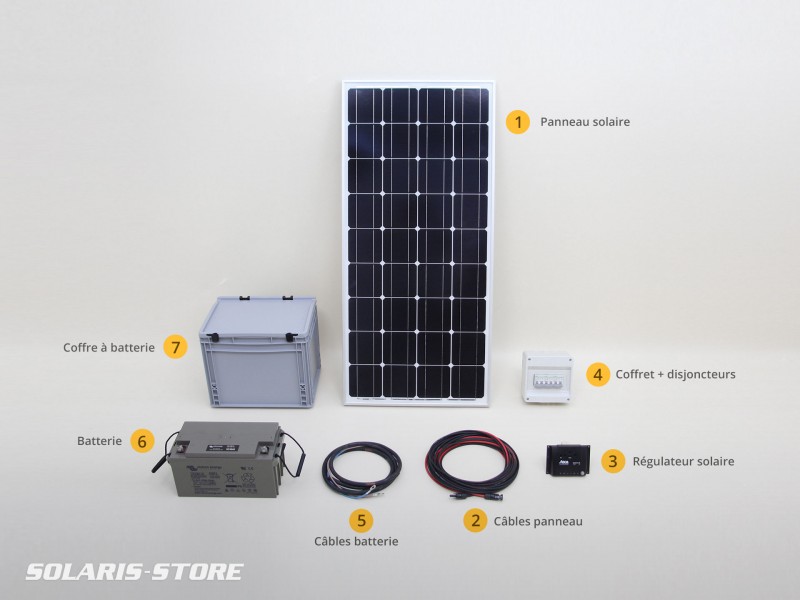 Regulateur pour panneau solaire 100w