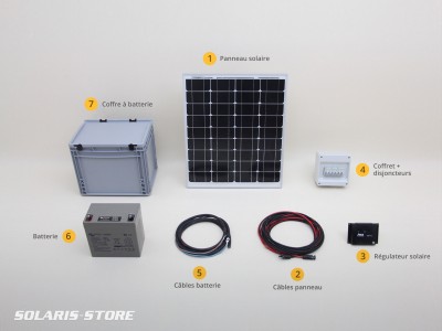 Panneau solaire 12v batterie