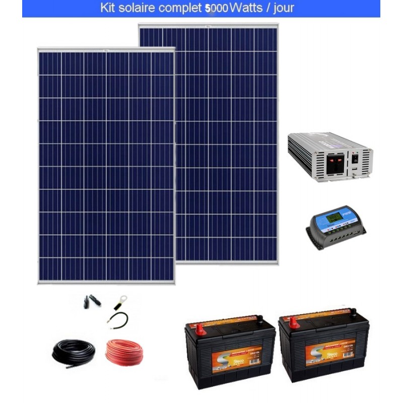 Panneau solaire pour 5000w