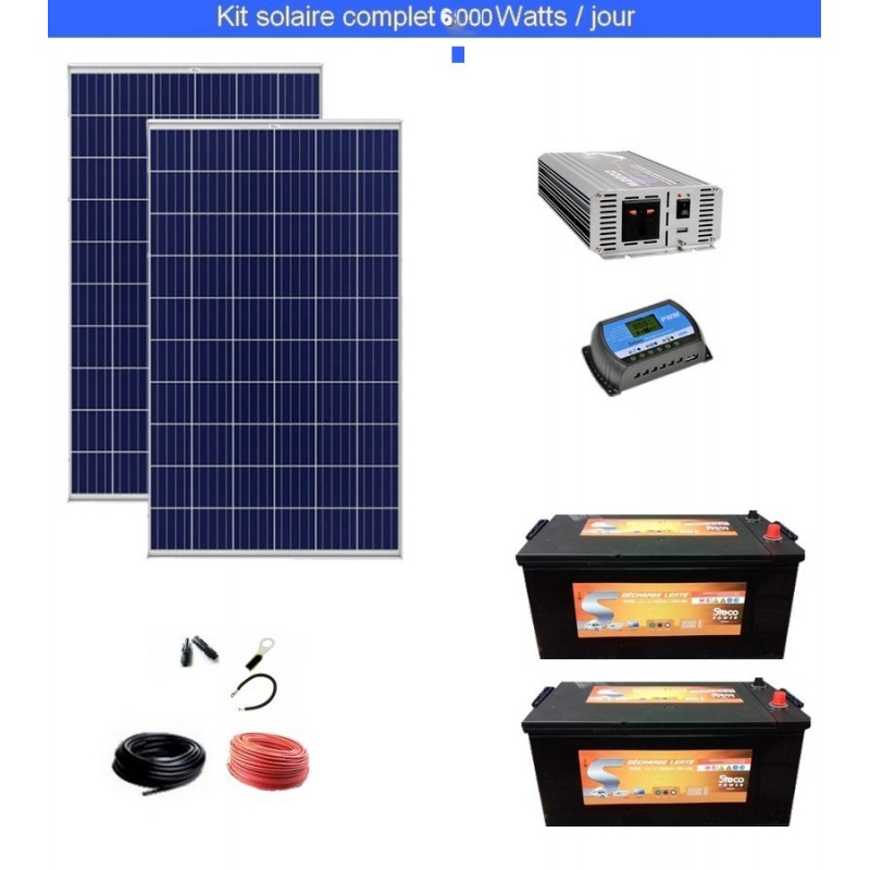 Kit panneau solaire 6000w