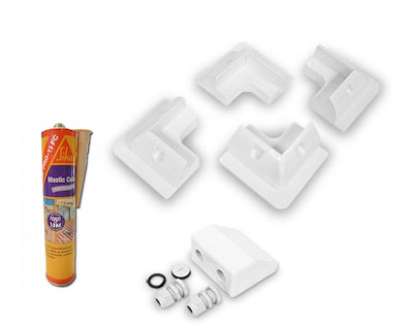 Kit de fixation panneau solaire pour camping car