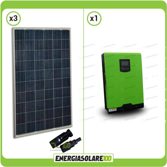 Panneau solaire avec convertisseur