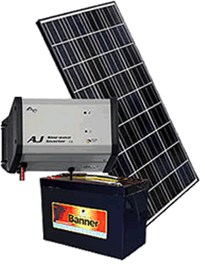 Panneau solaire avec prise