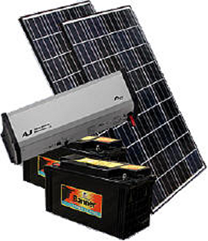 Panneau solaire avec convertisseur