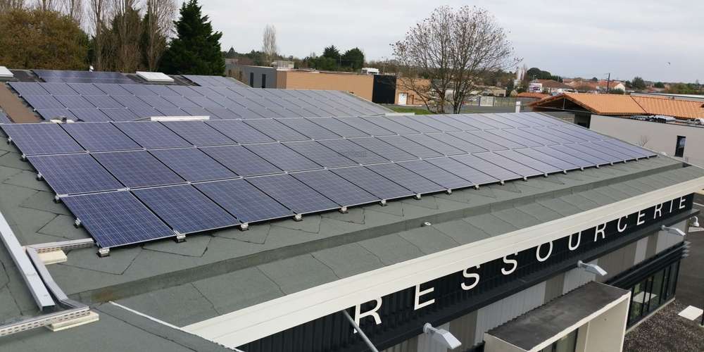 Panneau solaire est ouest