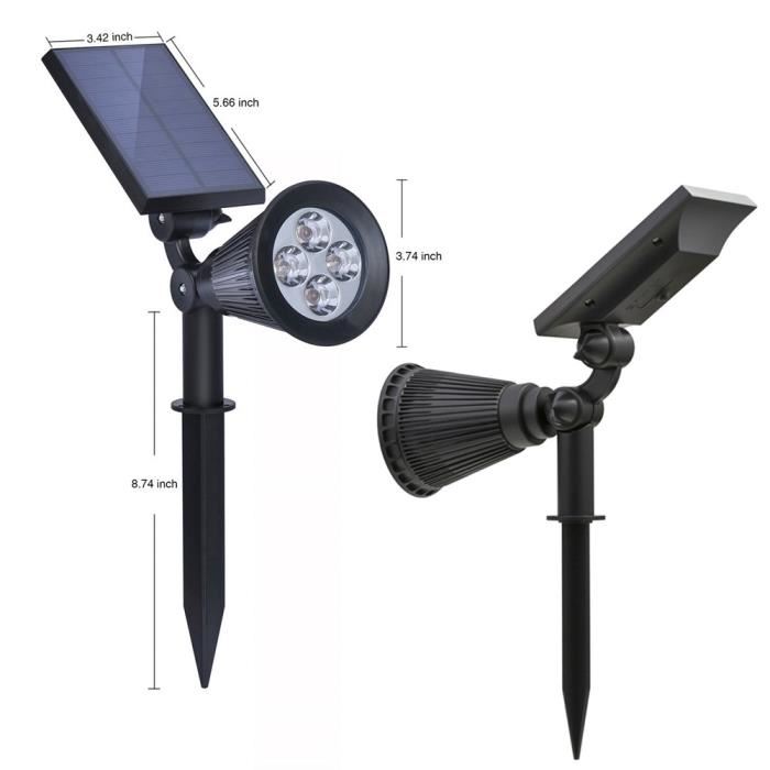 Lampe à panneau solaire