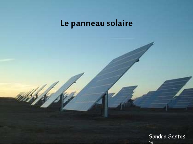 Premier panneau solaire 1954