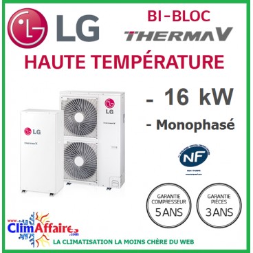 Pompe a chaleur air eau kw