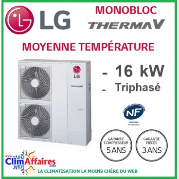 Pompe a chaleur lg therma-v 16 kw