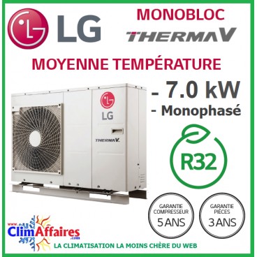 Prix pompe a chaleur lg therma v