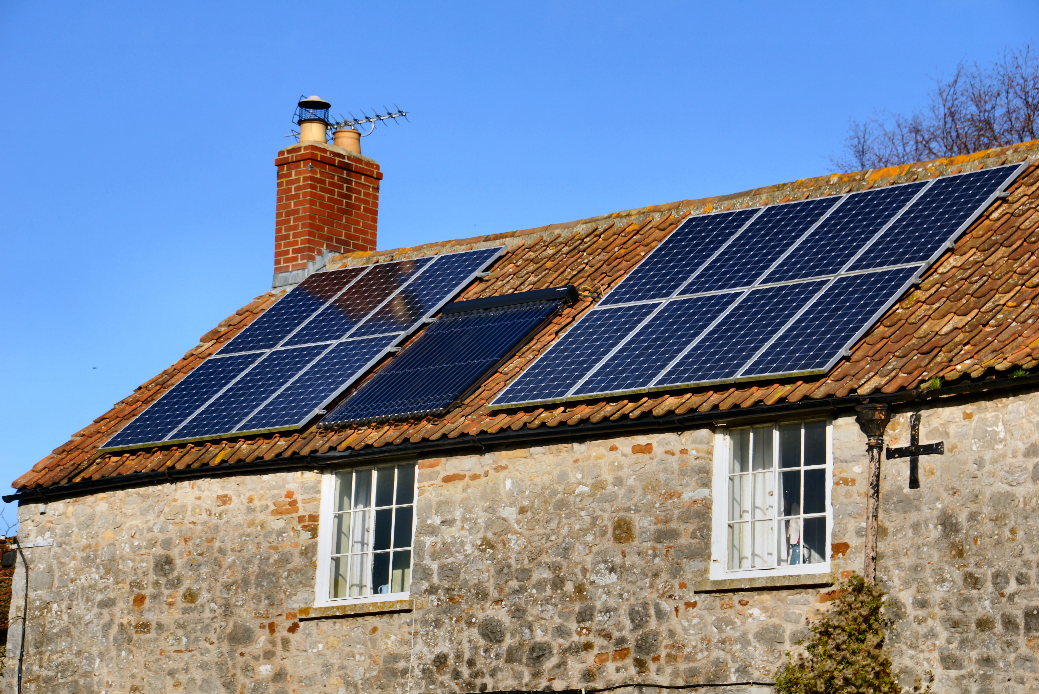Maison a panneau solaire