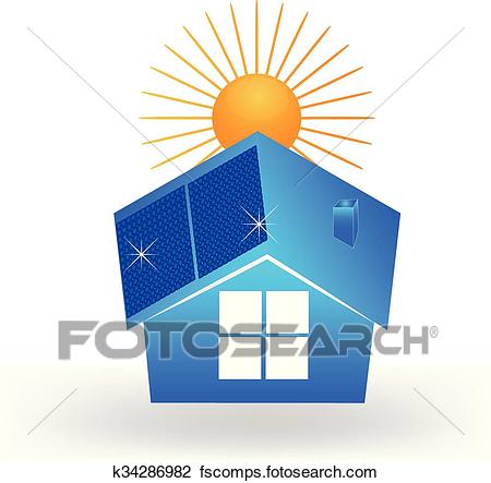 Panneau solaire logo