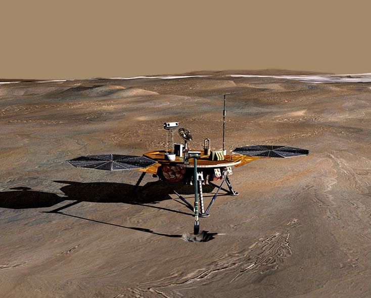 Panneau solaire mars