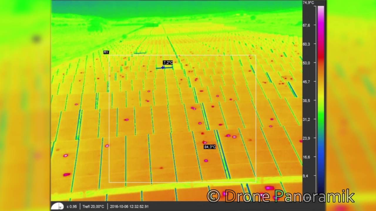 Drone panneau solaire
