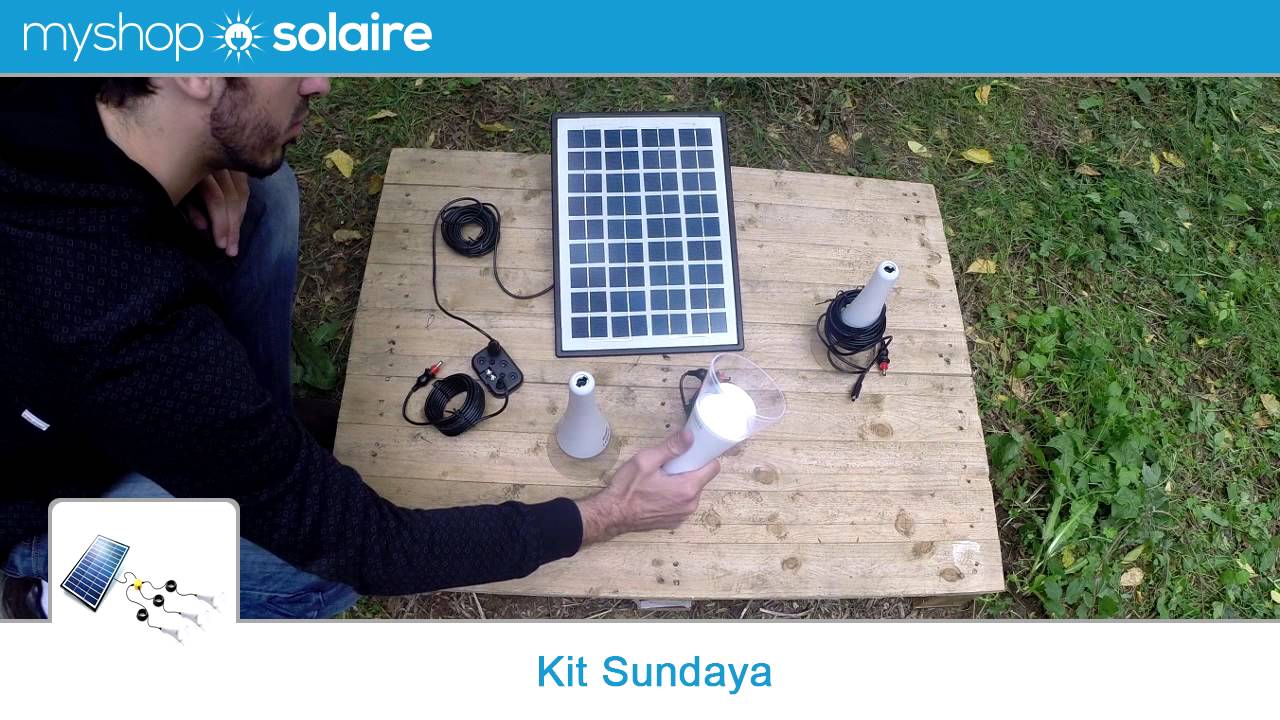 Panneau solaire pour eclairage garage
