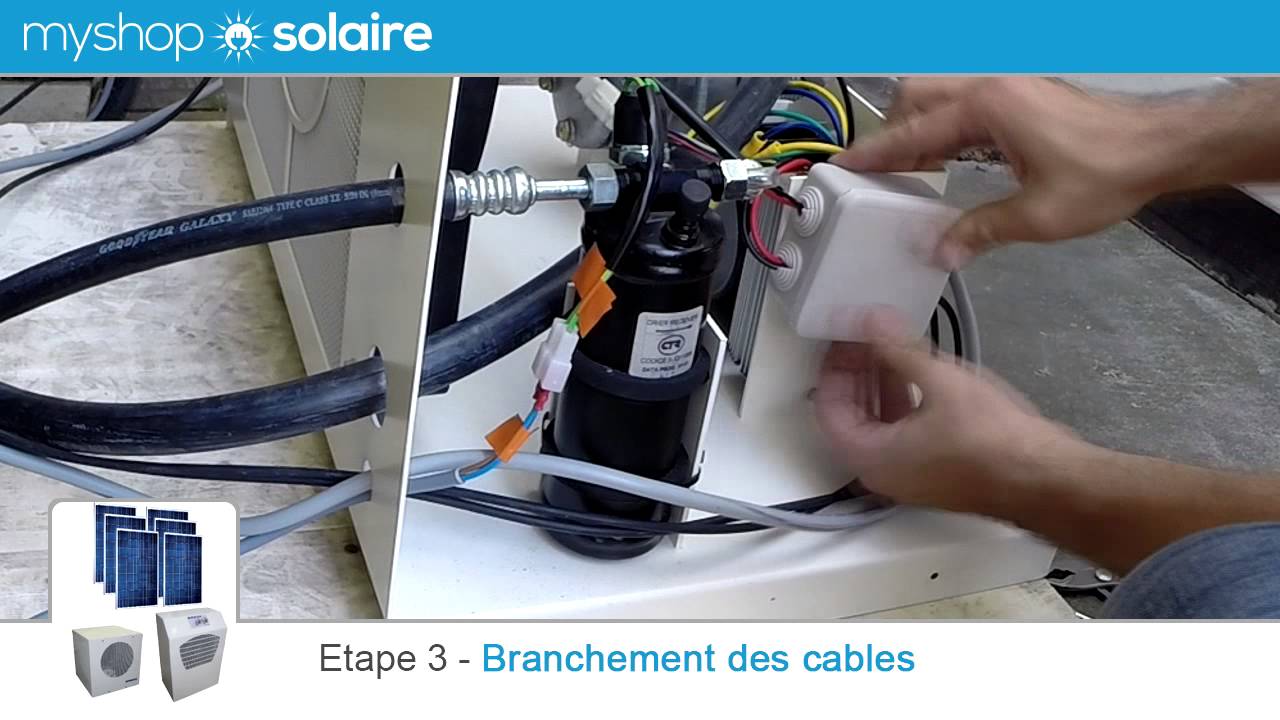 Climatisation panneau solaire