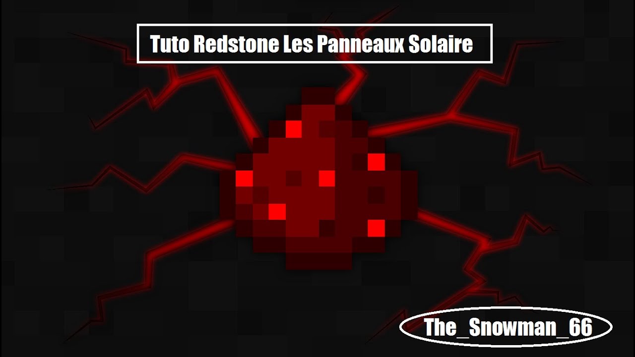 Minecraft comment faire des panneau solaire