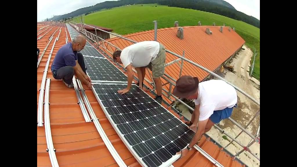 Panneau solaire installation soi meme
