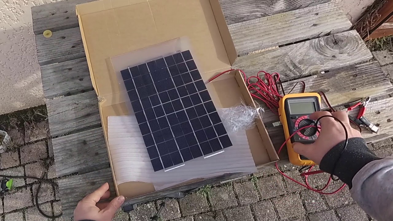 Surcharge batterie panneau solaire