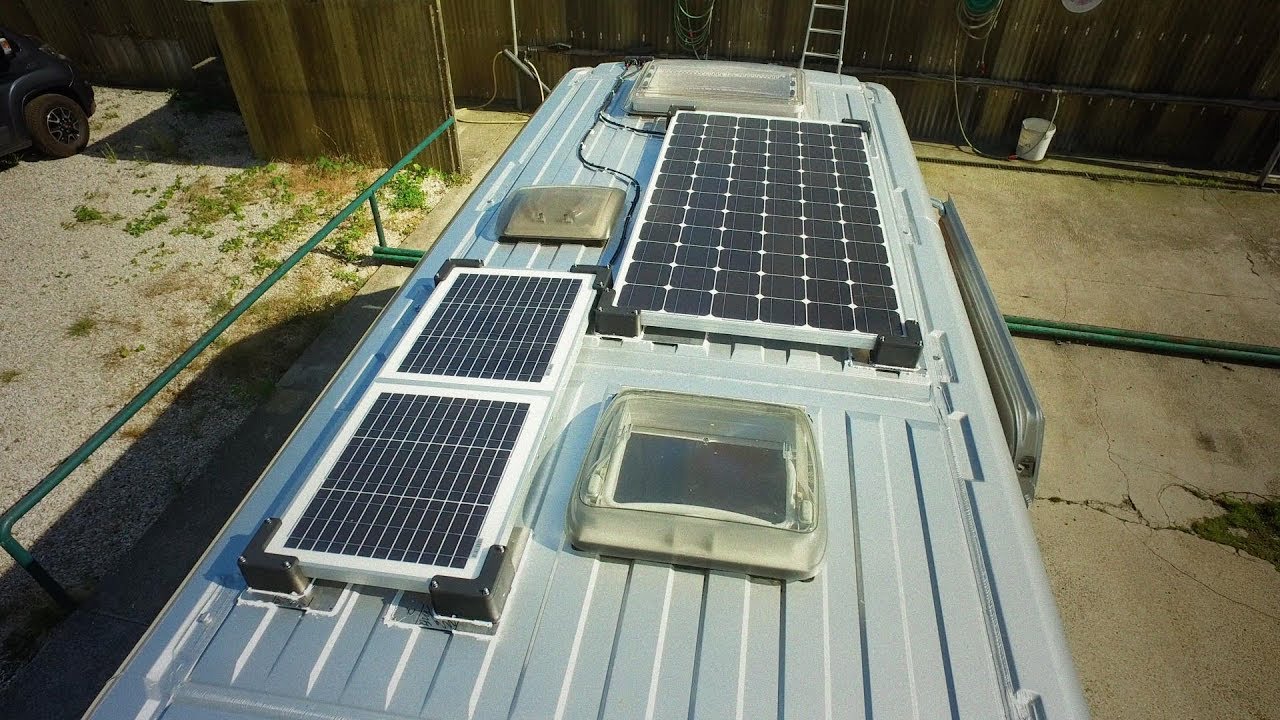 Installer panneau solaire sur fourgon