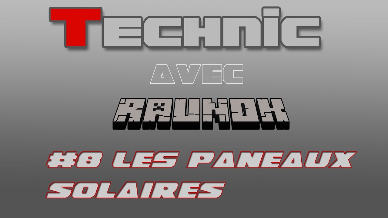 Panneau solaire industrial craft 2