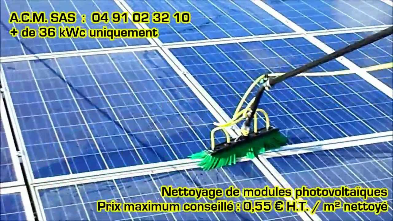 Cout nettoyage panneau solaire