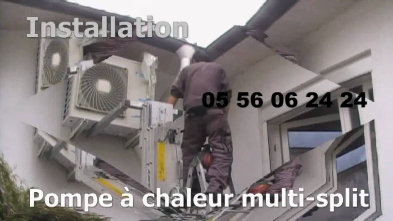 Pompe a chaleur multi split pret a poser