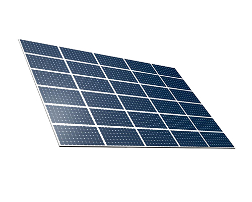 Maillon et panneau solaire