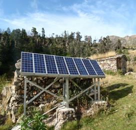 Panneau solaire photovoltaique site isolé