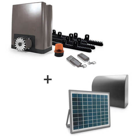 Automatisme portail avec panneau solaire
