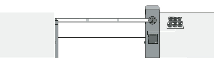 Barriere panneau solaire
