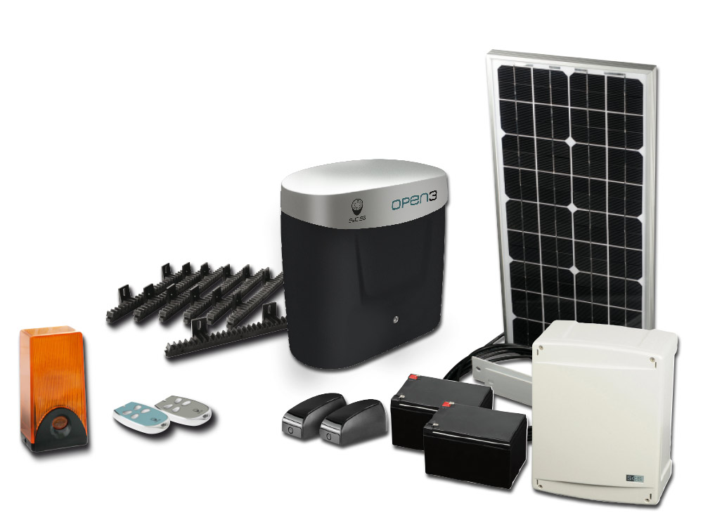 Motorisation portail par panneau solaire