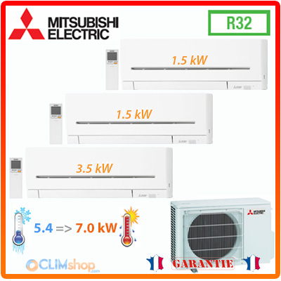 Pompe a chaleur mitsubishi mxz