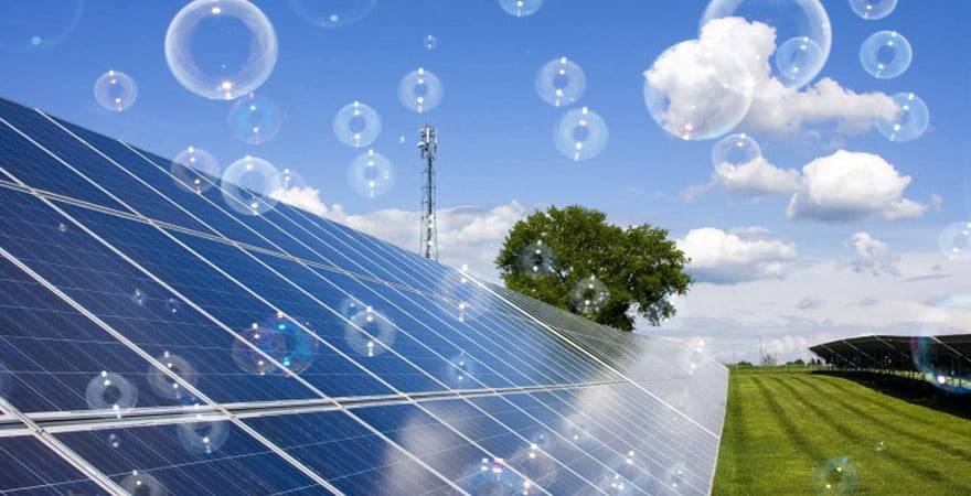 Panneau solaire sale