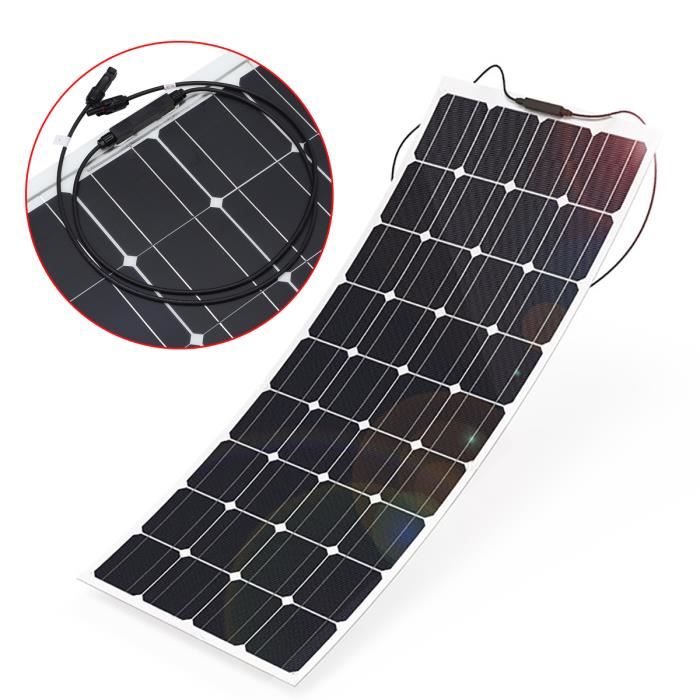 Panneau solaire semi flexible 100w