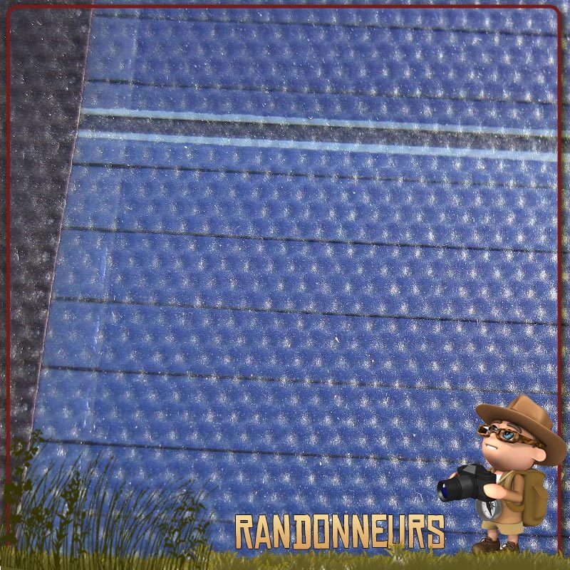 Test panneau solaire randonnée