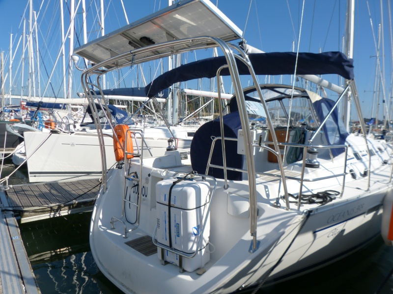 Panneau solaire sur portique