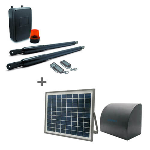 Motorisation portail 2 panneau solaire