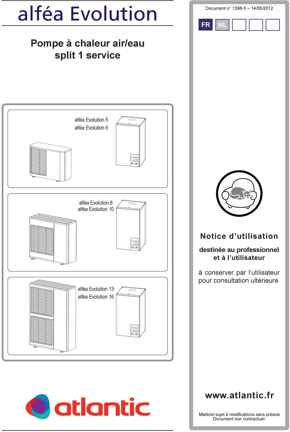 Notice pompe a chaleur alfea inverter