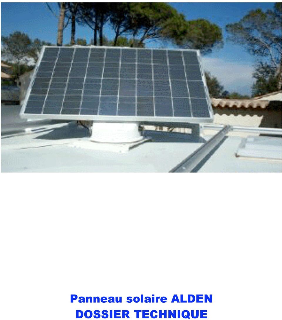 Panneau solaire keops