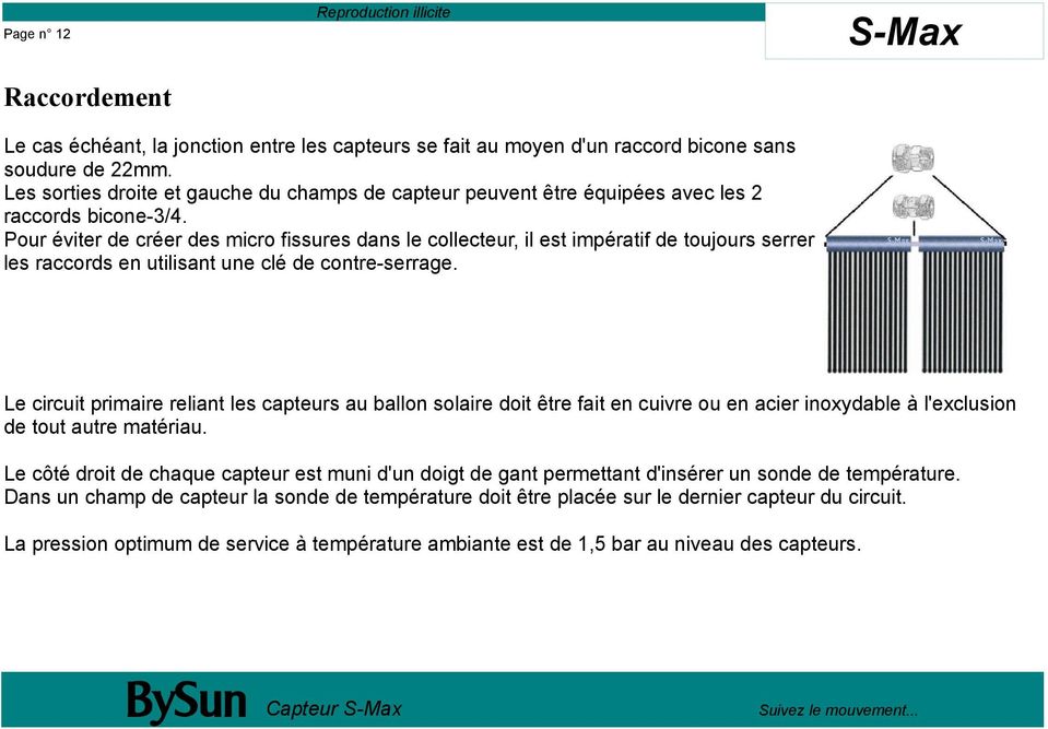 Panneau solaire thermique bysun