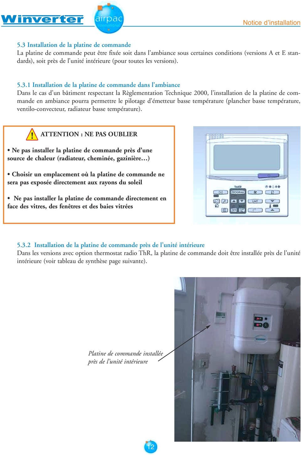 Notice pompe a chaleur sanyo