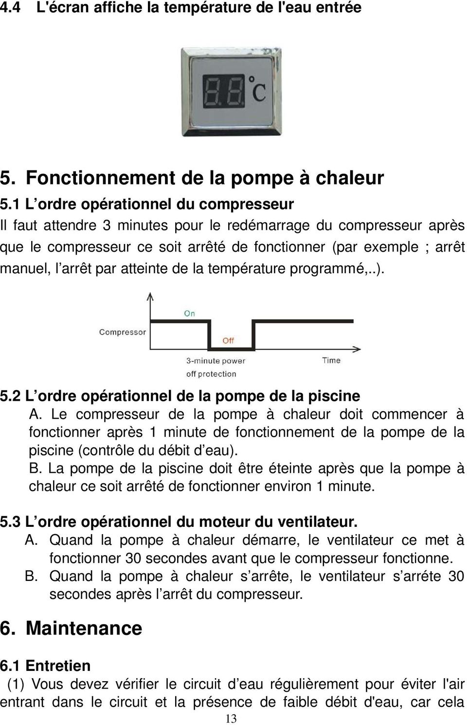 Notice maintenance pompe a chaleur